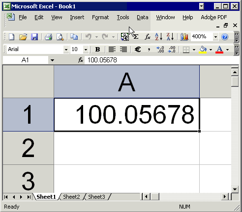 After precision as displayed